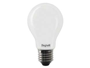 LAMPADA LED GOCCIA TUTTOVETRO E27- - 8w - 4000°K naturale - 1055 lm - 60x105h - 5 pezzi BEGHELLI