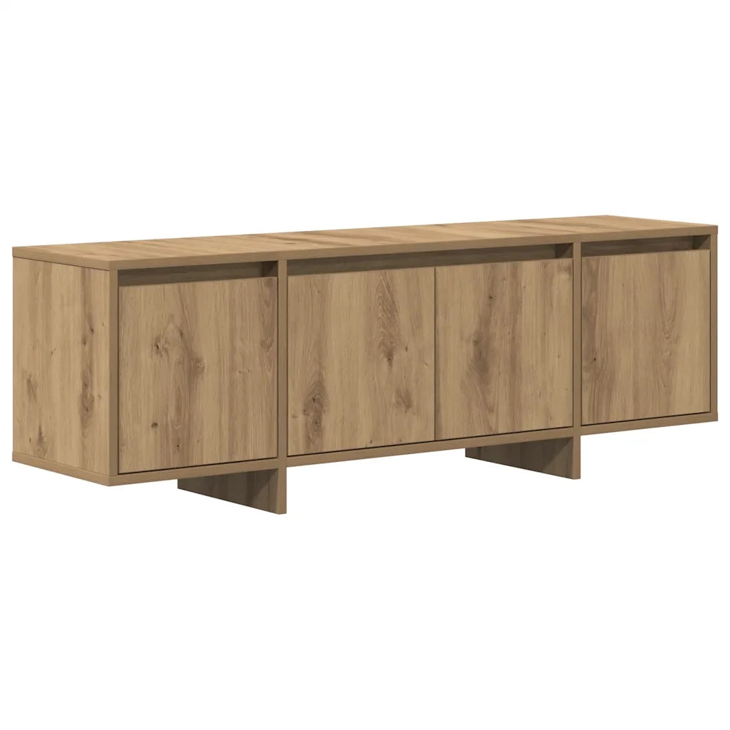 Mobile Porta TV Rovere Artigianale 120x30x40,5 cm Multistrato 856787