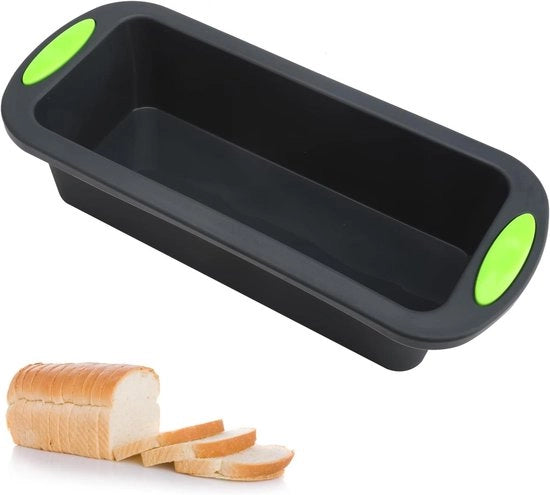 Forma per torte e pane in silicone, BPA libero 28 x 12 x 65 cm (grigio)