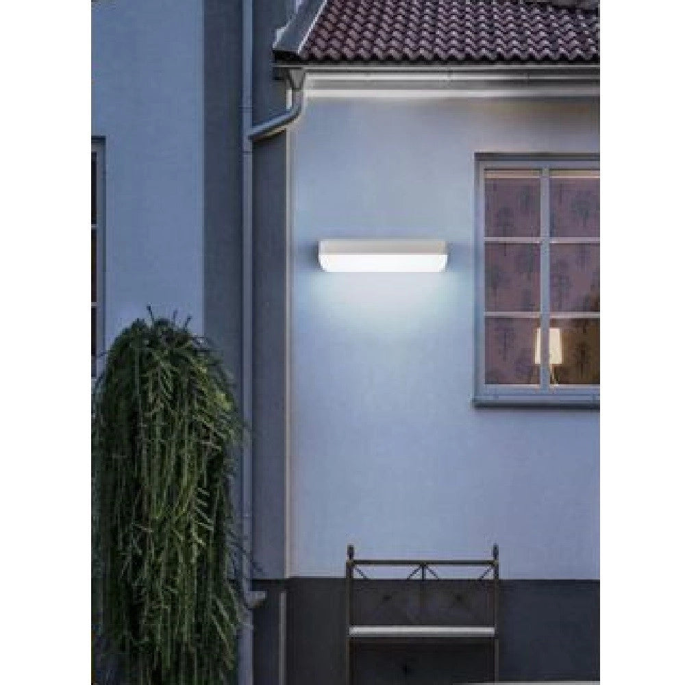 Trade Shop - Applique Bianco Da Esterno 12w Luce Fredda 6500k Naturale 4000k Calda 3000k Es63 - -bianco Freddo      -