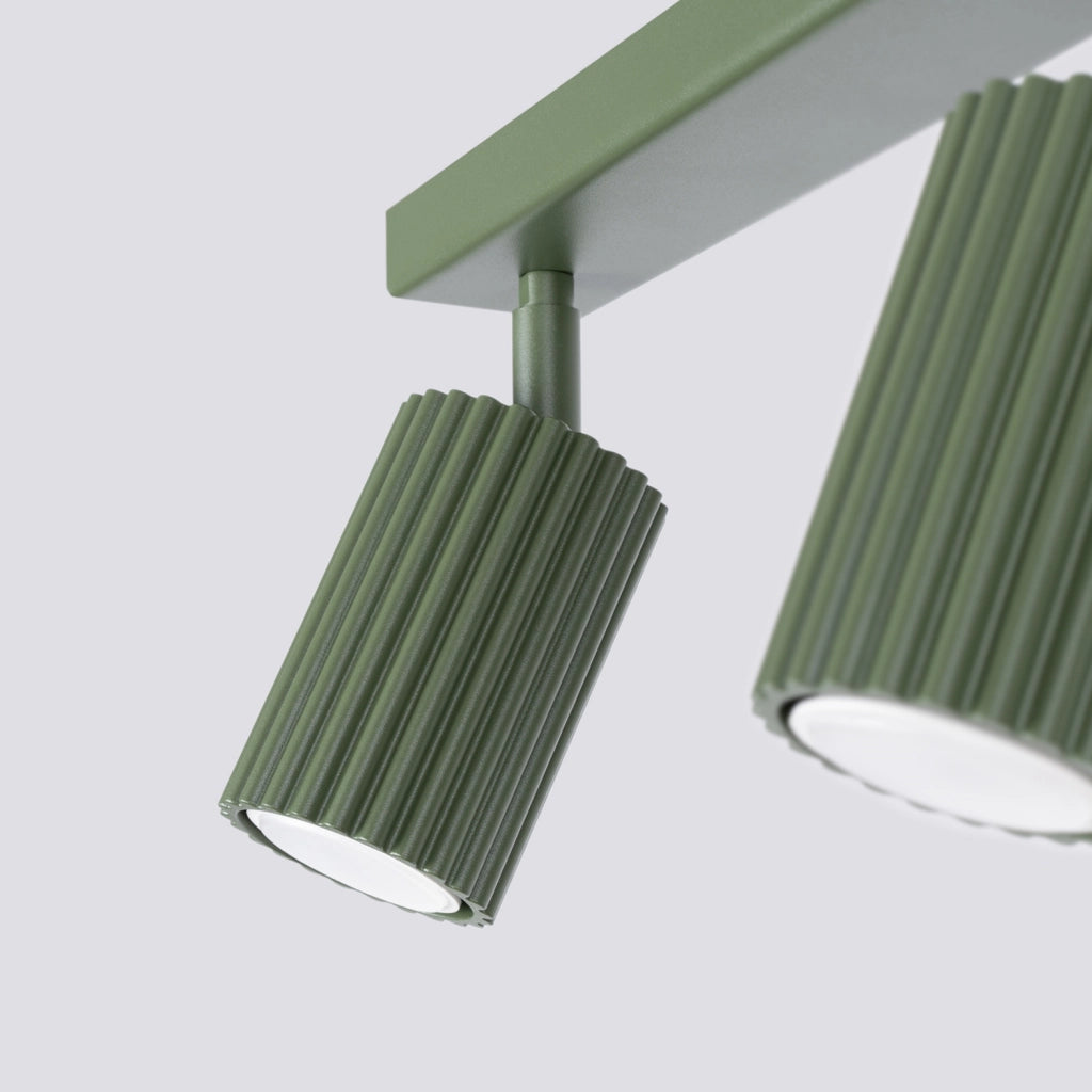 Plafoniera GRAVIO Pure Lume verde oliva 45cm 3xGU10