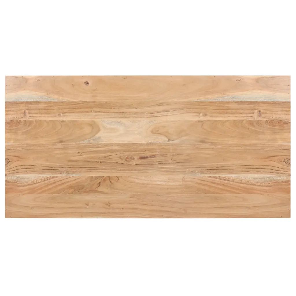 Tavolo da Pranzo 120x60x76 cm in Legno Massello di Acacia cod mxl 67961
