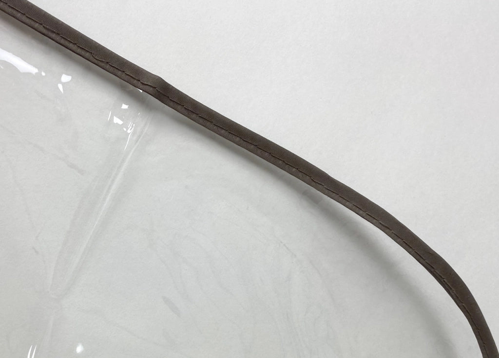Tovaglia Antimacchia Plastificata Crystal  PVC Trasparente Proteggi Tavolo Con Bordo - 140x140 - Trasparente