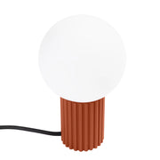 Lampada da tavolo SFERA Pure Lume ocra rossa globo G9