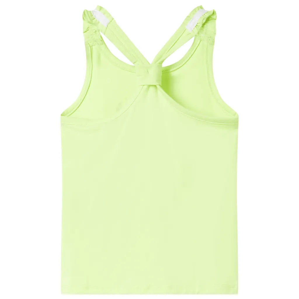Canotta da Bambina Giallo Neon 128cod mxl 112658