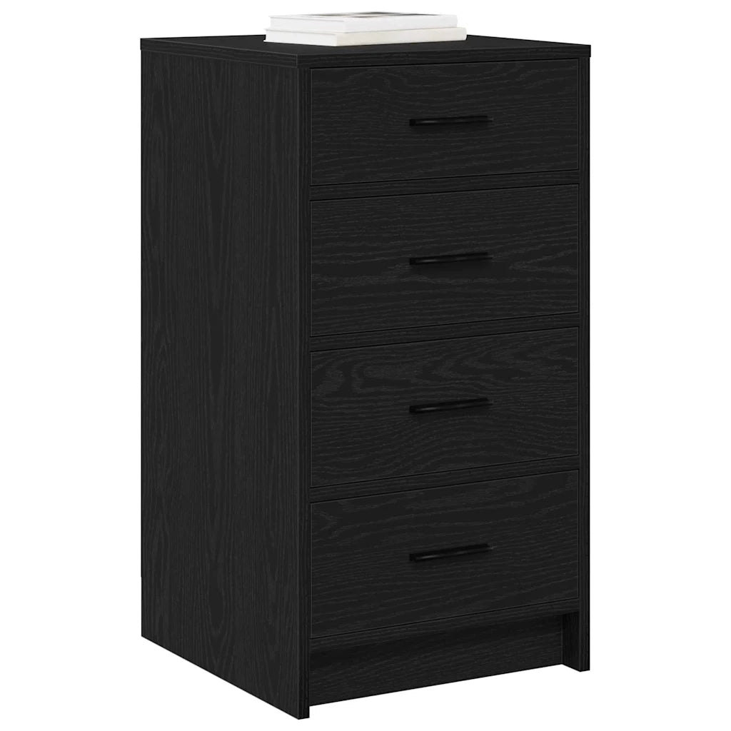 Credenza | Madia | Buffet da pranzo | Armadio da pranzo Rovere nero 40 x 41 x 75 cm Legno multistrato