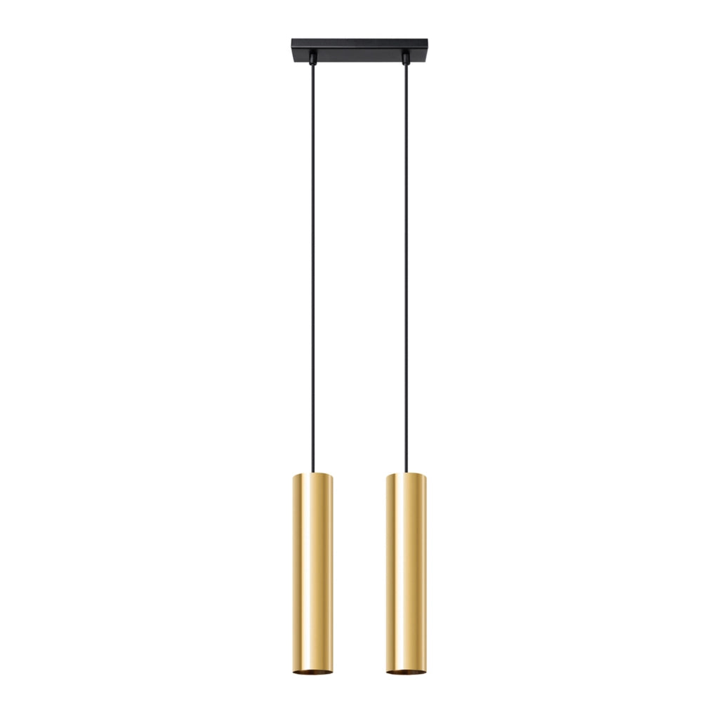 Sospensione Modeno doppio tubo oro 2xGU10 Pure Lume