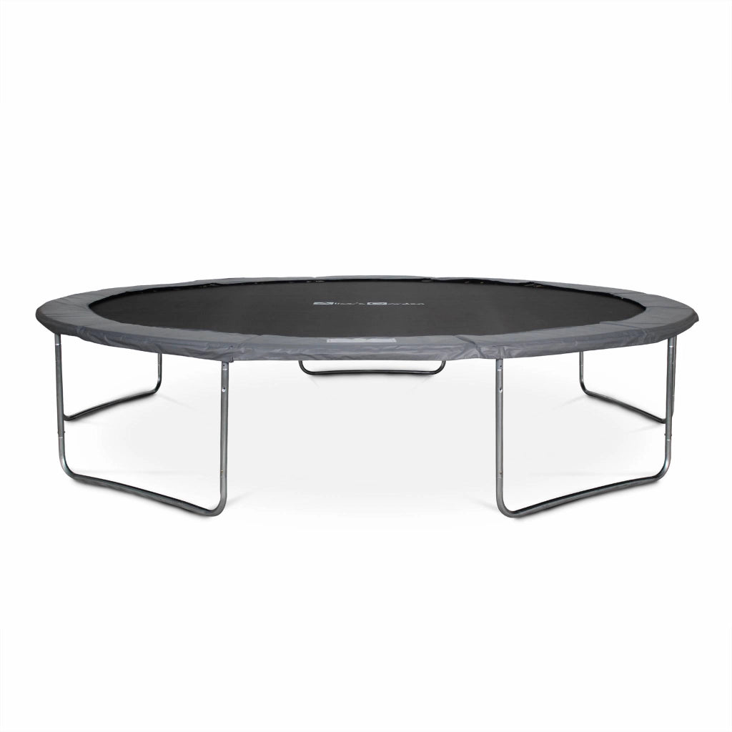 Tappeto elastico 460cm con rete di protezione neptune xxl grey
