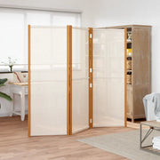 Divisorio Ambienti | Divider per stanze | Paravento a 3 Pannelli Bianco Crema 210x180 cm
