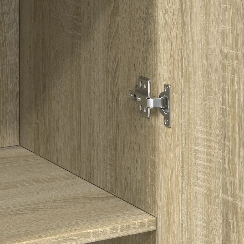 Mobile contenitore verticale moderno ottimizzato per lo spazio 70 x 42,5 x 225 cm in legno composito di rovere Sonoma 02_0055582