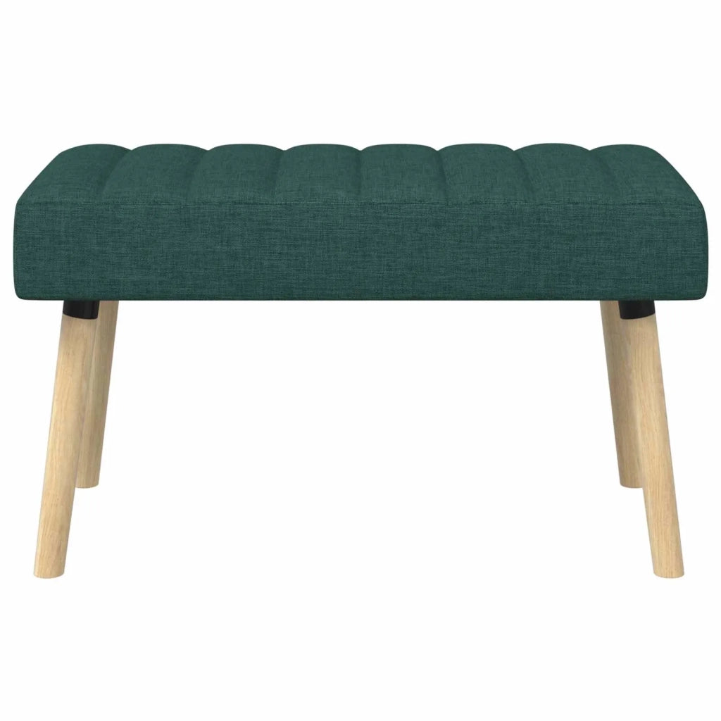 Panchina trapuntata a canale Verde Scuro 80 x 40 x 46 cm 42038478