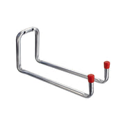 Gancio doppio a parete zincato 90 x 120 x 175 mm.