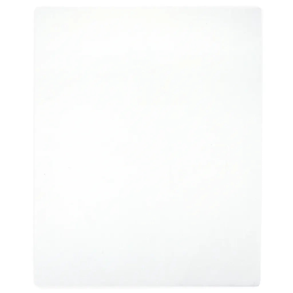 Lenzuolo con Angoli Jersey Bianco 90x200 cm Cotone cod mxl 73599