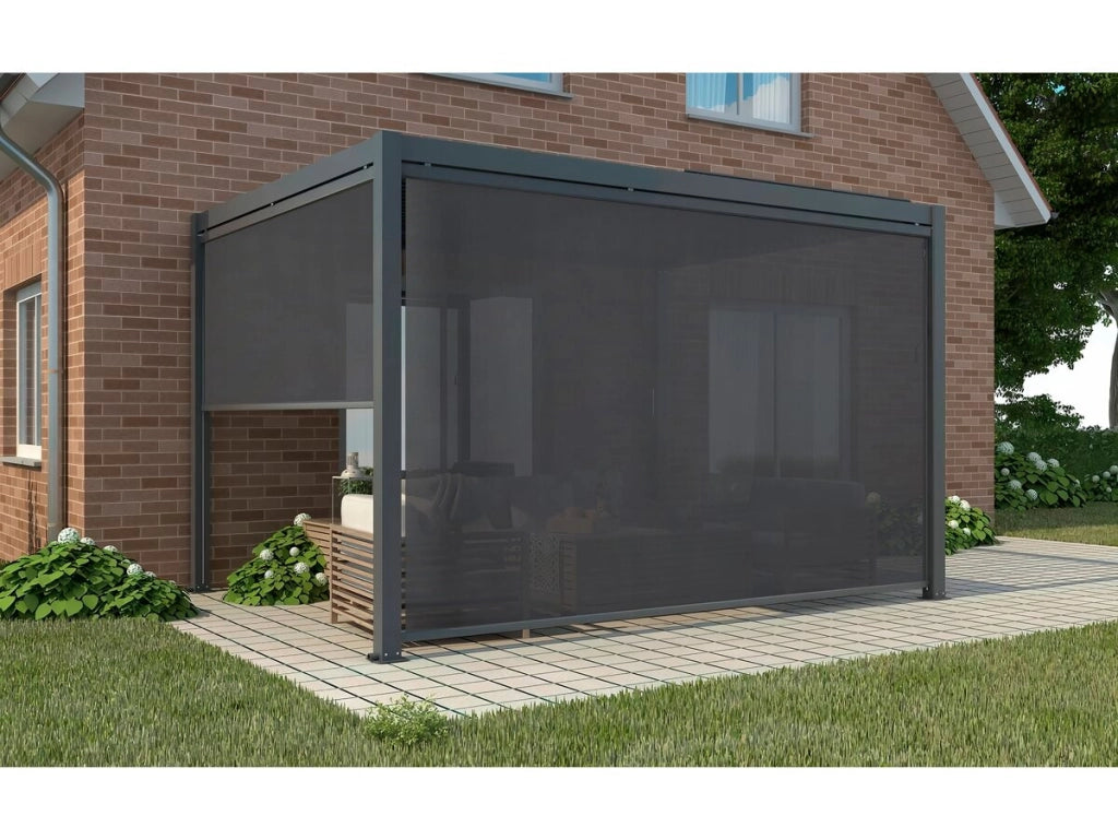 Tenda a rullo Pergola - 370 x 204 cm - Antracite