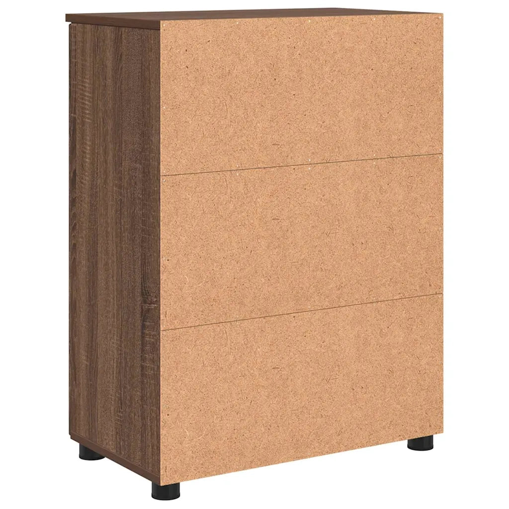 Mobile da Bagno con porta Rovere Marrone 60 x 35 x 80 cm 883311