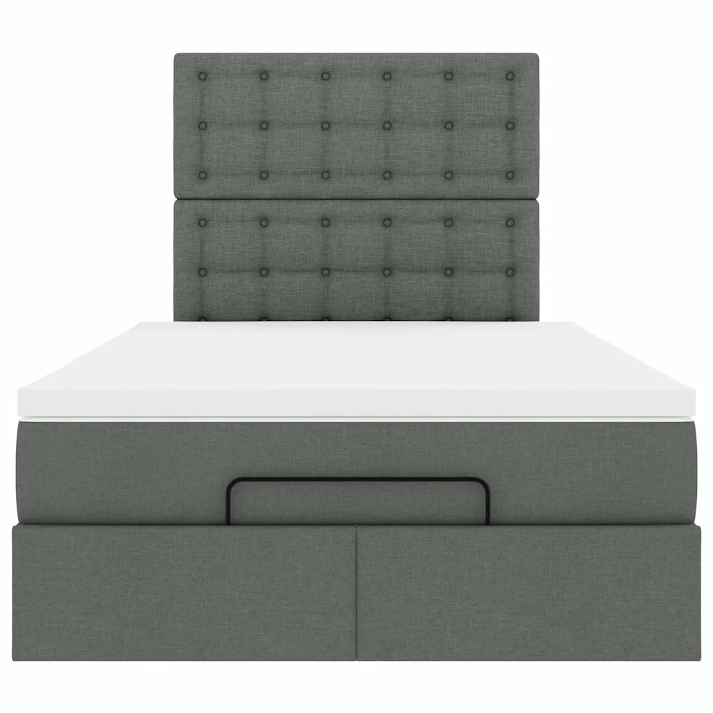 Struttura Letto Pouf con Materasso 80x200 cm in Tessuto 3314156