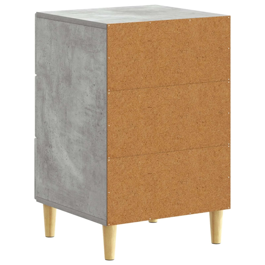 Comodino Grigio Cemento 43 x 39,5 x 66,5 cm