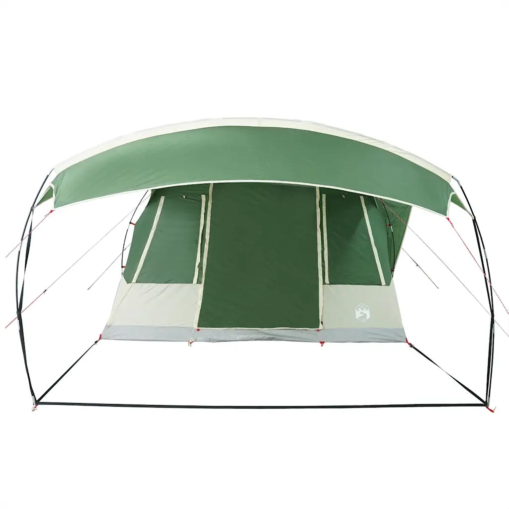 vidaXL Tenda da Campeggio a Tunnel per 5 Persone Verde Impermeabile
