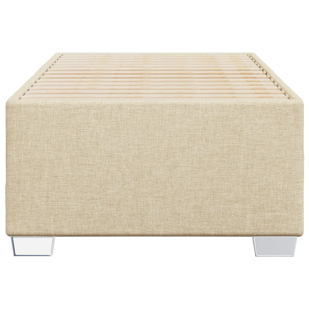 Giroletto senza Materasso Crema 100x200 cm in Tessuto 3284455