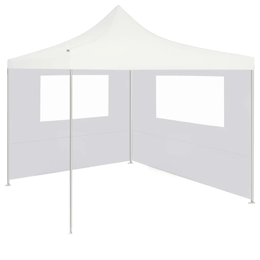 Parete con Finestre per Gazebo 4x2 m Bianca CFW4746591
