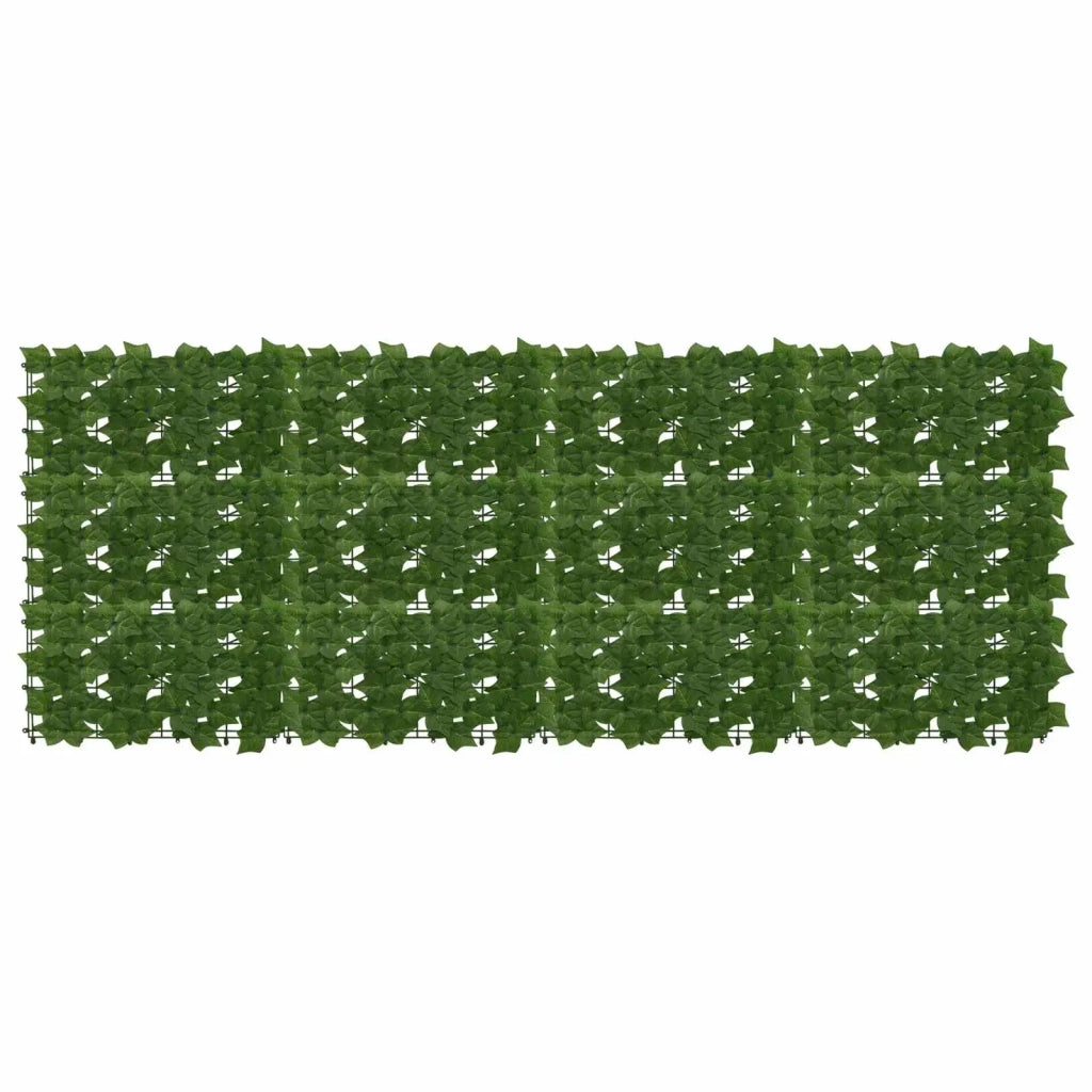 Schermo per balcone con foglie-Pannello per balcone Verde 200 x 75 cm