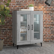 Credenza-Buffet-Armadio da cucina Grigio Sonoma 69,5x34x90 cm in Legno Multistrato 723056