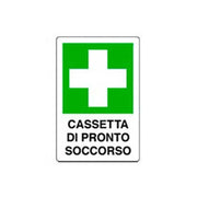 Cartello cassetta di pronto soccorso cm 20X30