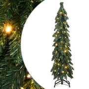 Albero di Natale Artificiale Preilluminato con 80 LED 150 cm 357691