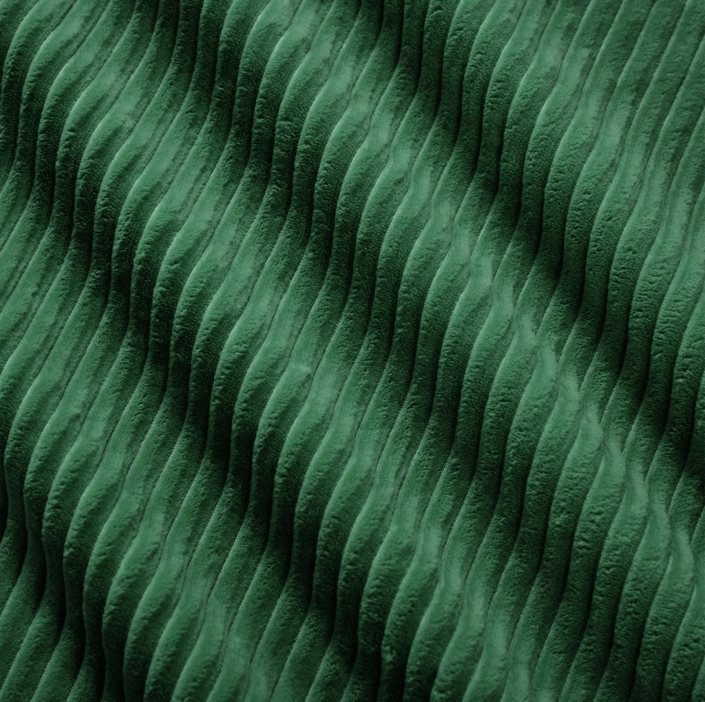 Divano modulare boneless in corduroy; 204x177x69 cm; verde