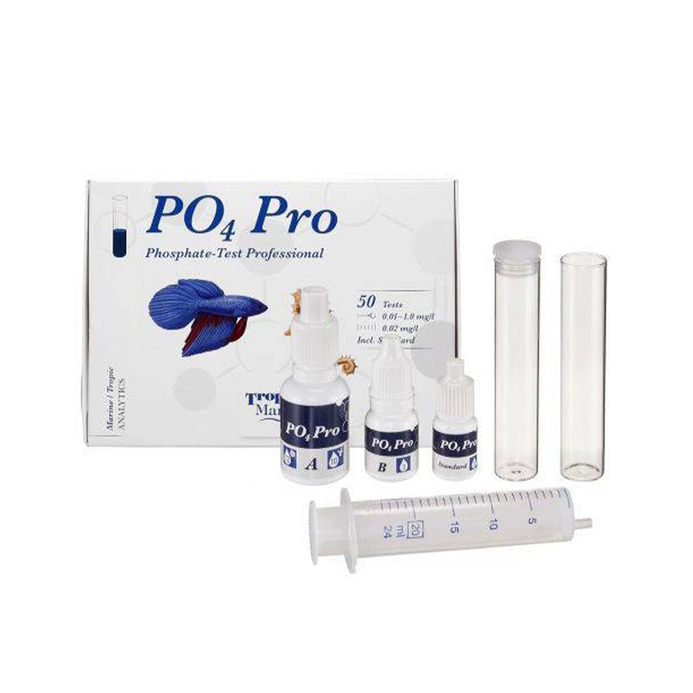 Tropic Marin PO4 Test Pro 50 misurazioni - Test professionale dei fosfati in acqua dolce e marina