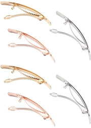 Accessori capelli in metallo a 6 pezzi - accessori per capelli in metallo - accessori per capelli per matrimoni o feste - accessori per capelli per capelli fini o spessi - accessori per capelli in metallo con design duraturo