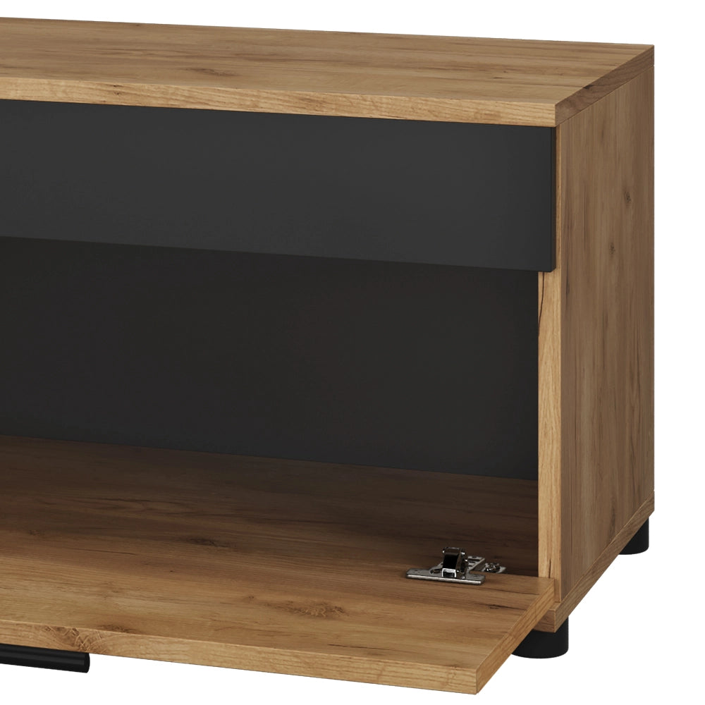 Vicco Scaffale Quercia dorata/antracite 70.8 x 38.9 cm con porta a battente