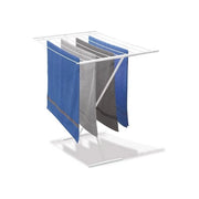 Metaltex 40.55.00 Como Stendibiancheria a Cavalletto Pieghevole 8 m per Vasca da Bagno Made in Italy colore Grigio