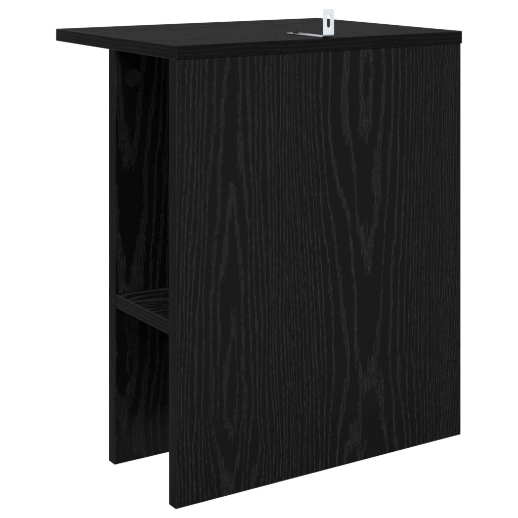 Tavolino da salotto Rovere Nero 40 x 30 x 49 cm 8001065