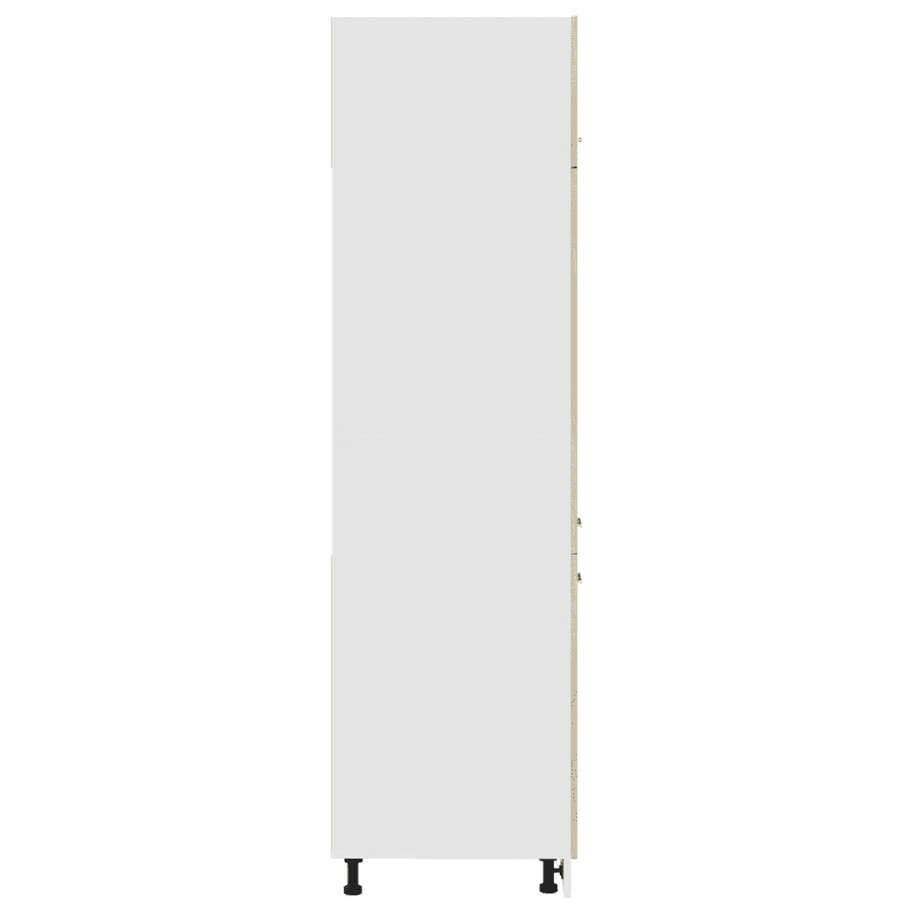 vidaXL Mobile per Frigo “Lyon” Rovere Sonoma 60x57x207 cm