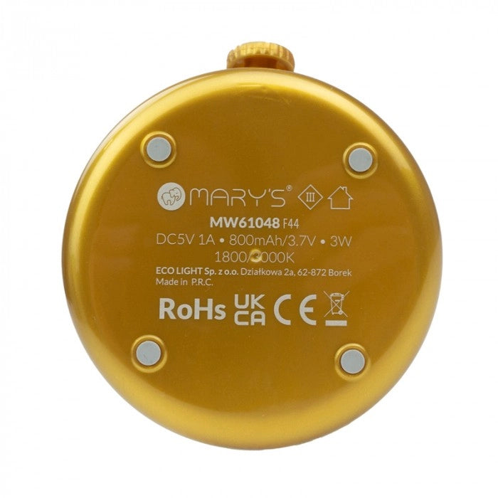 Mary's Lampada Notturna Bambini LED Fiamma Verde 3W