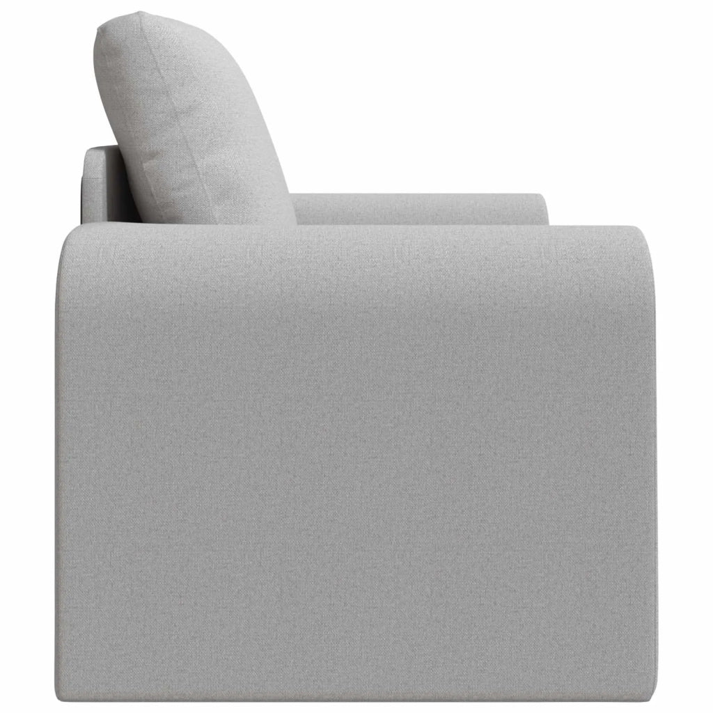 Divano letto | Sof¨¤ letto | Letto singolo Grigio Nuvola 98 x 71 x 83 cm Tessuto