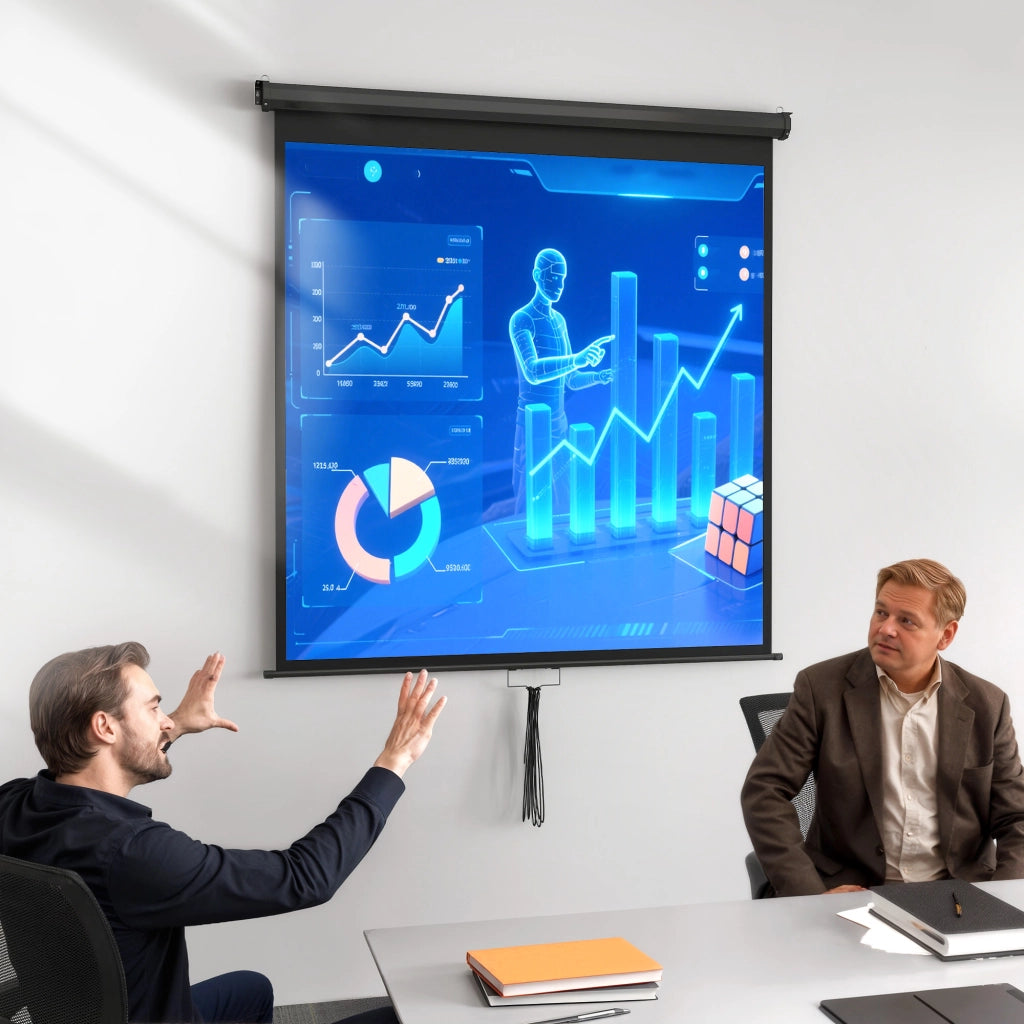 Schermo per Proiezione TV e Home Cinema 85 Pollici 4K HD ¨C zephmum ¨C 146x146 cm