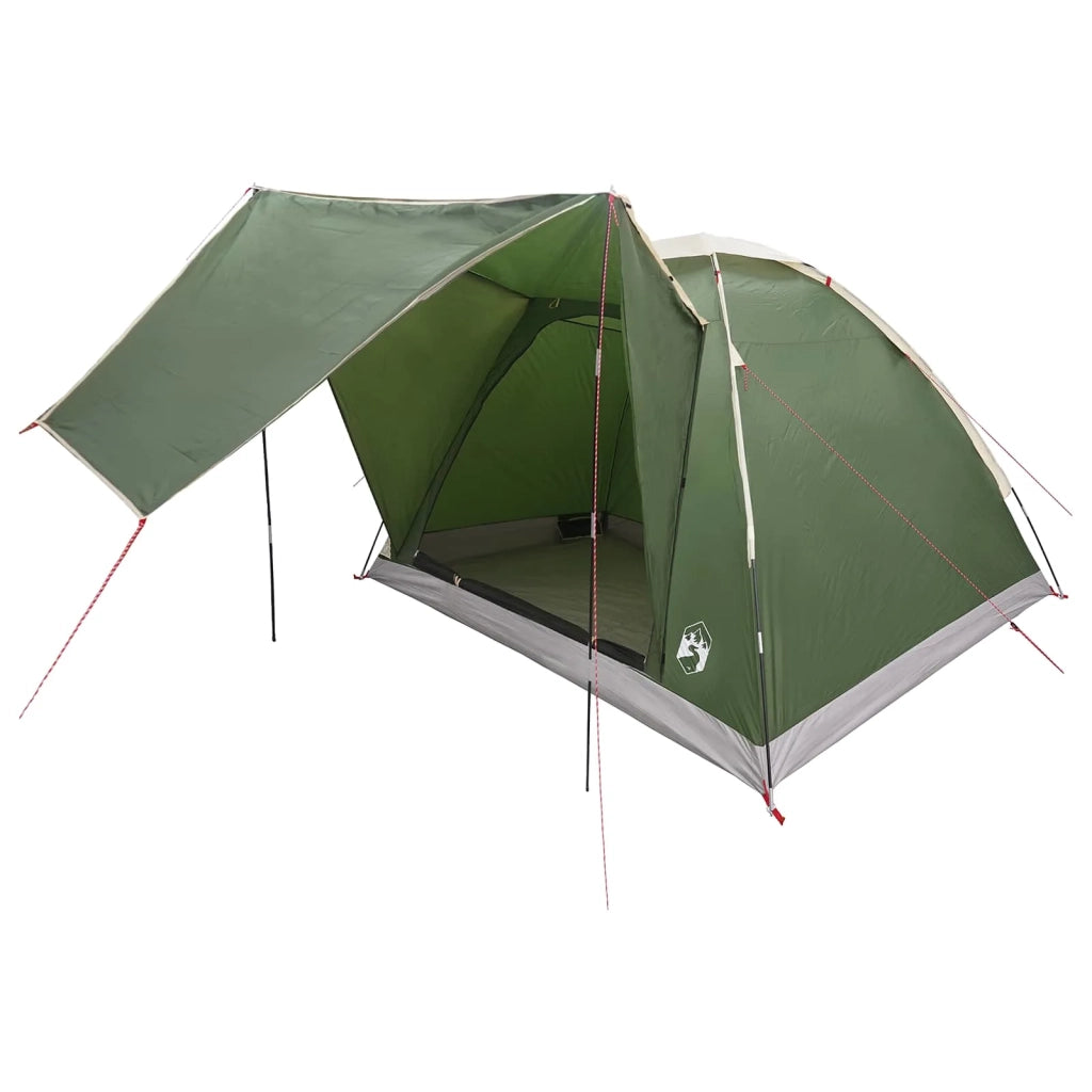 Tenda da campeggio Verde 4 persone Poliestere e Acciaio 42028647