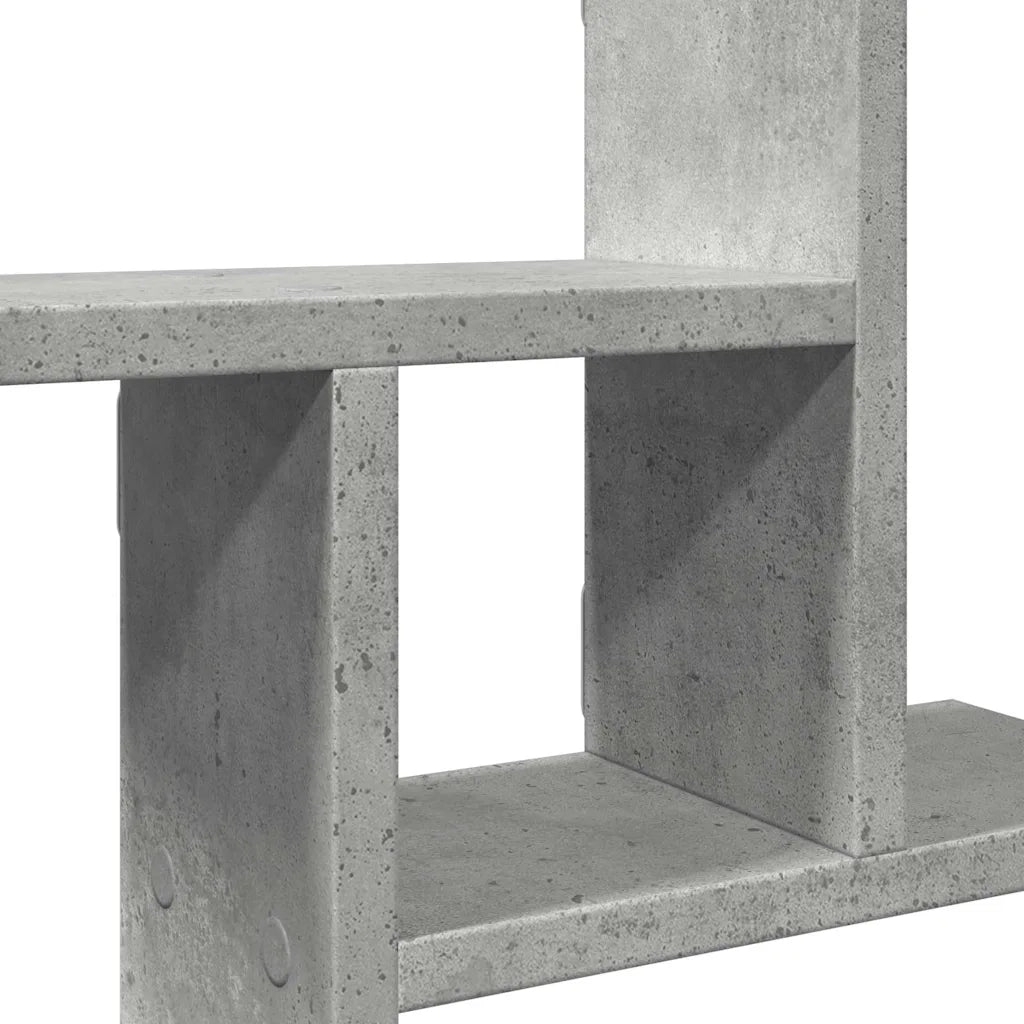 Mensole a Muro 2pz Grigio Cemento 50x12x50 cm in Truciolato 853257