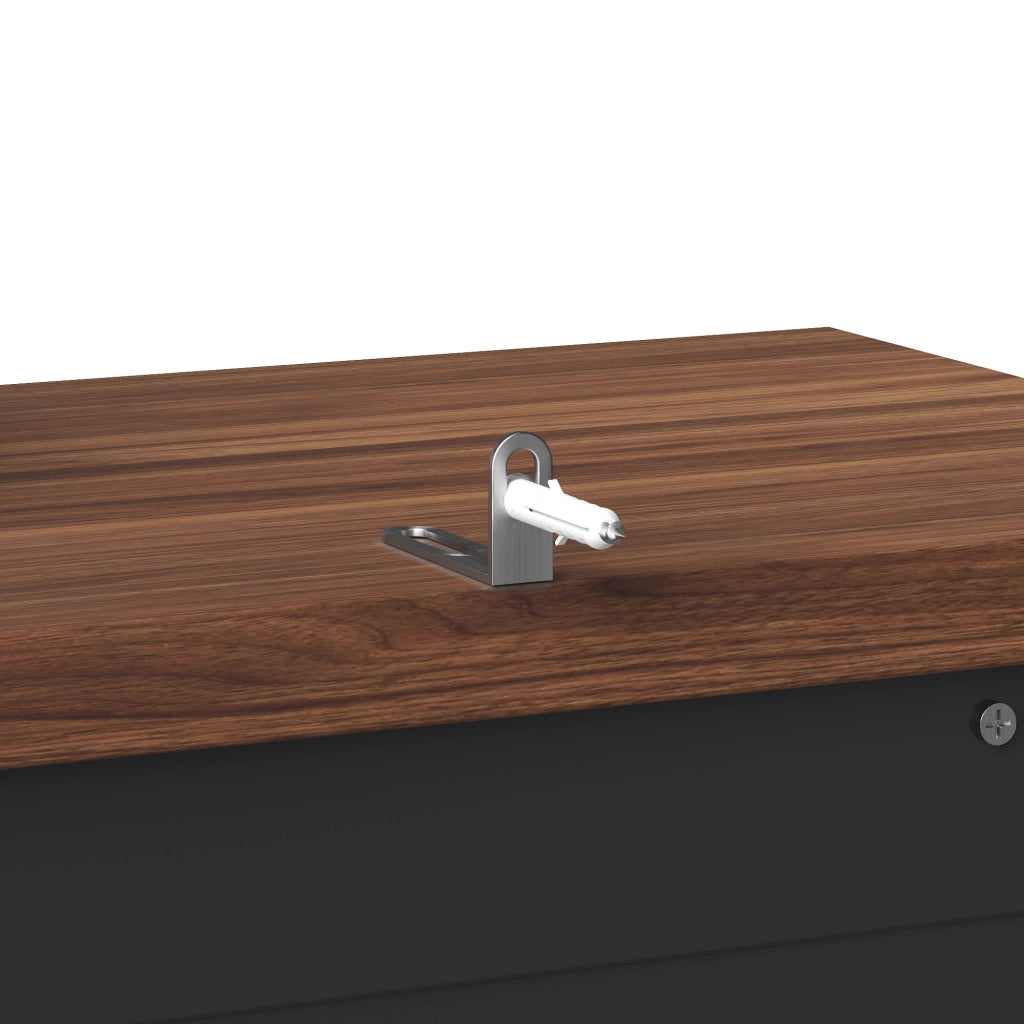 Credenza alta con LED RGB, 4 cassetti e ripiani regolabili per cucina e soggiorno, in MDF, nero, 140 × 40 × 179.5 cm