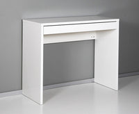 Scrivania da Ufficio 1 Cassetto 100x40x80 cm in Truciolare Nobilitato Bianca