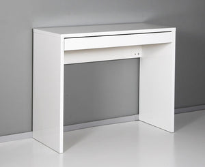 Scrivania da Ufficio 1 Cassetto 100x40x80 cm in Truciolare Nobilitato Bianca