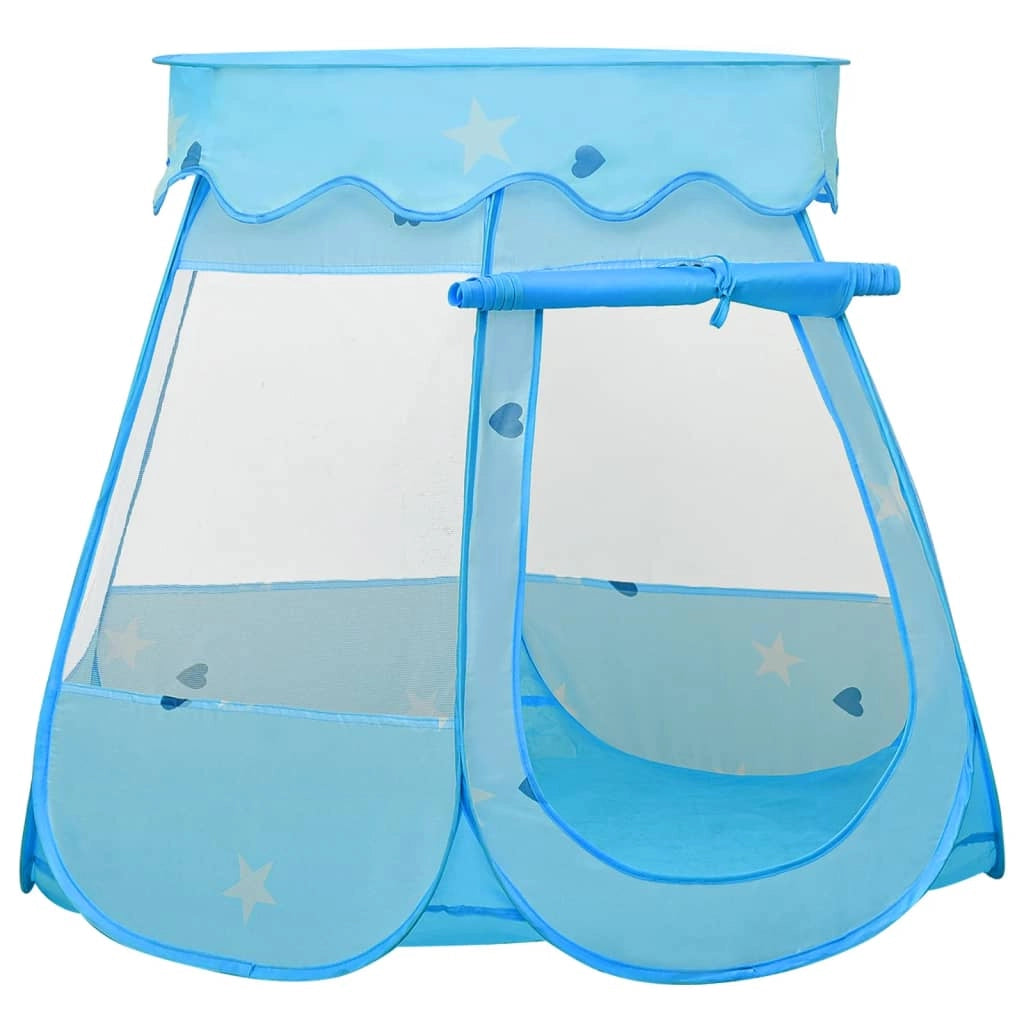 Tenda da gioco per bambini con 250 palline 102 x 102 x 82 cm blu 02_0005143