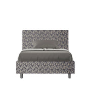 Letto 1 Piazza e Mezzo 120x190 cm Senza Rete Adele Era 09 Blu