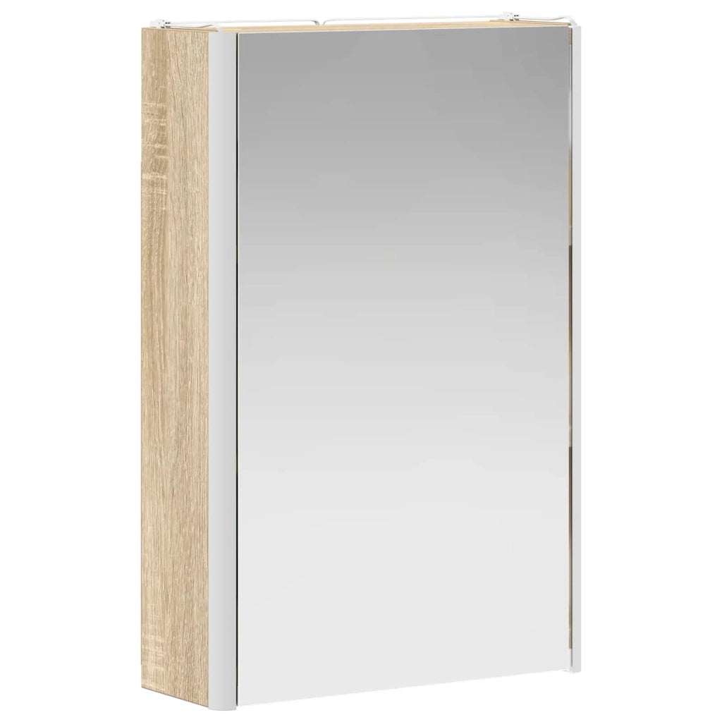 Mobiletto per specchio da bagno Rovere Sonoma 33 x 11,5 x 50 cm 889217