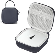 Scatola di Protezione per Mac Mini M4/M4 Pro - Disegno Antishock, Rivestimento morbido Interno, Borsa a Maglia per Accessori - Compatta e Portatile per Viaggi (Nero)