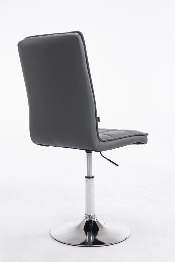 Sedia da pranzo Peking V2 in similpelle grigio