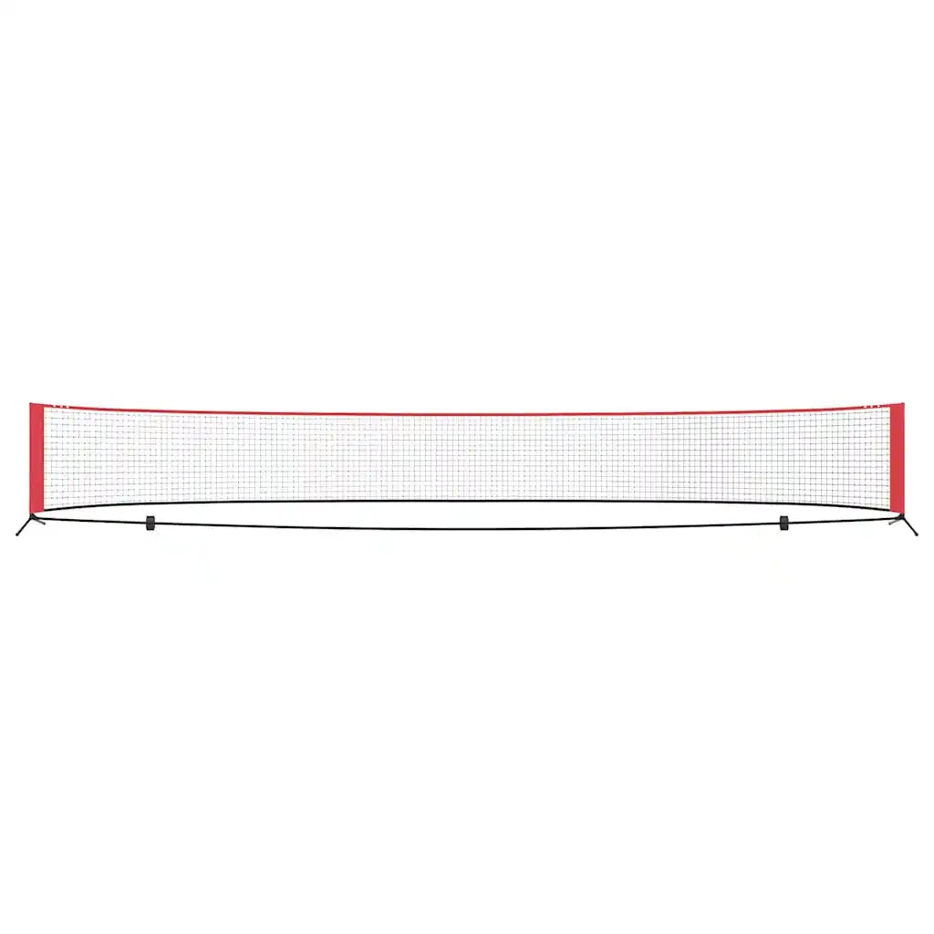 Rete da tennis Nero e Rosso 595 x 90,5 x 87 cm Poliestere 42012863