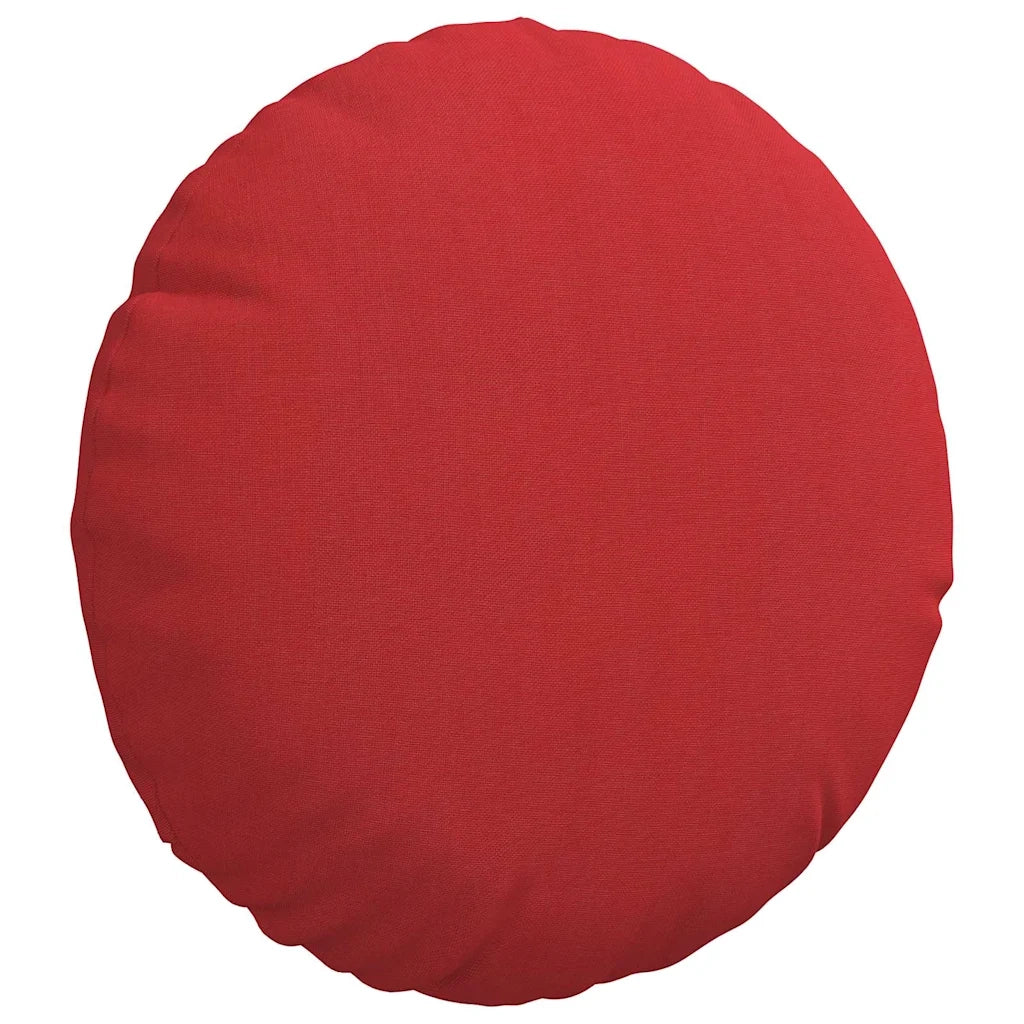 Cuscini per Seduta 2 pcs Rosso Ø30 x 13 cm Tessuto 42014095
